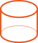 geometric cylinder icon geometric cylinder icon