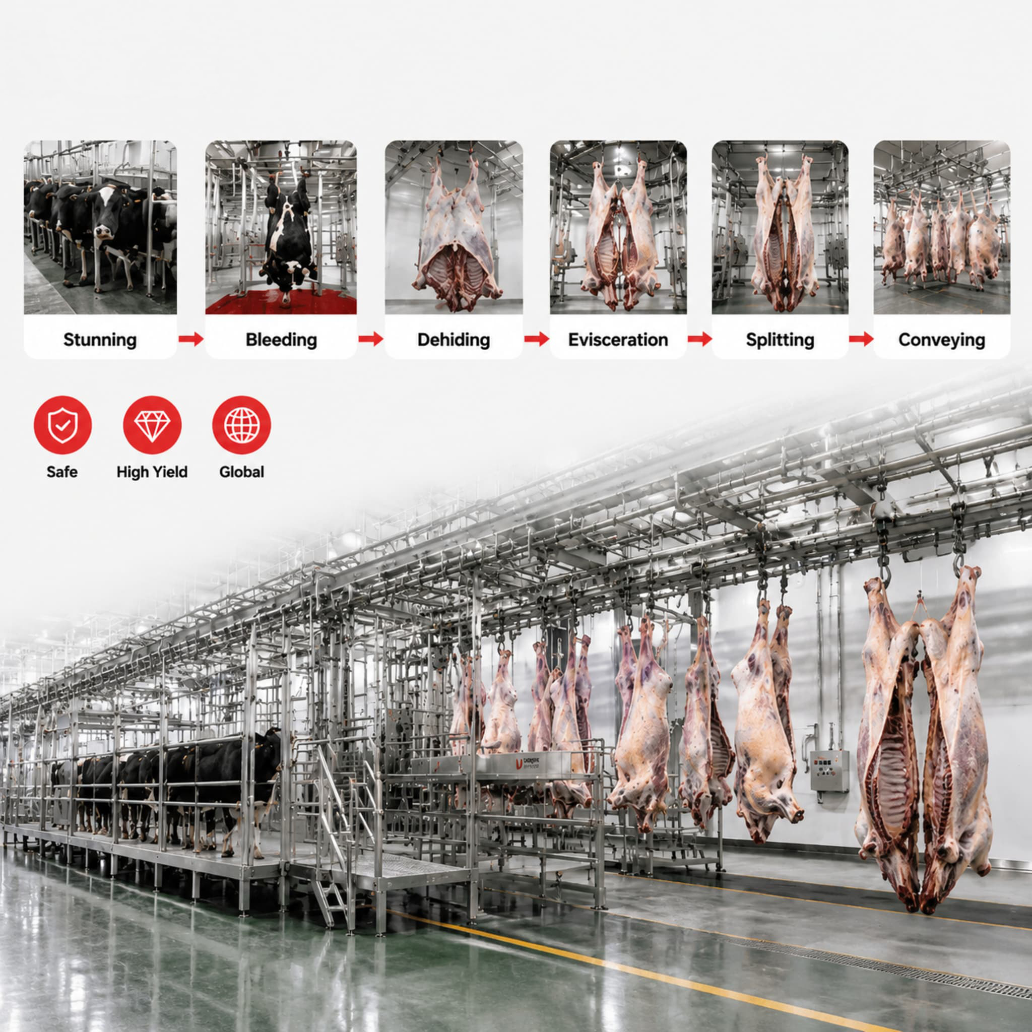 cattle slaughter line